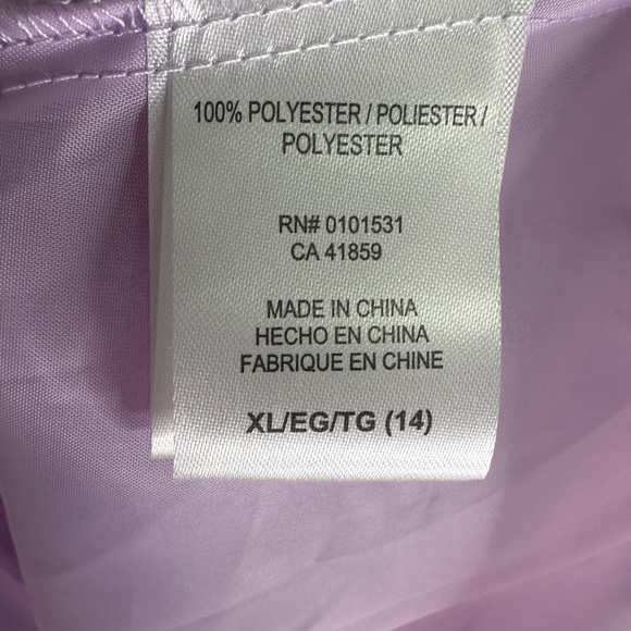 Minne Mouse Disney Purple Ruffled Babydoll Dress by Disney Girls size XL or 14 - Picture 8 of 9